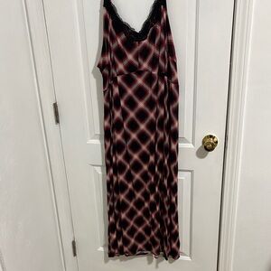 Torrid Black and Red Plaid Chemise